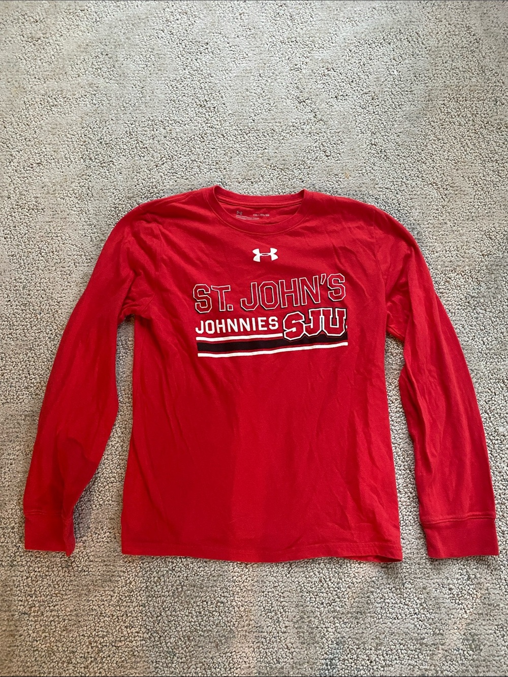 Under Armour Red St. John's Johnnies Long Sleeve Tee